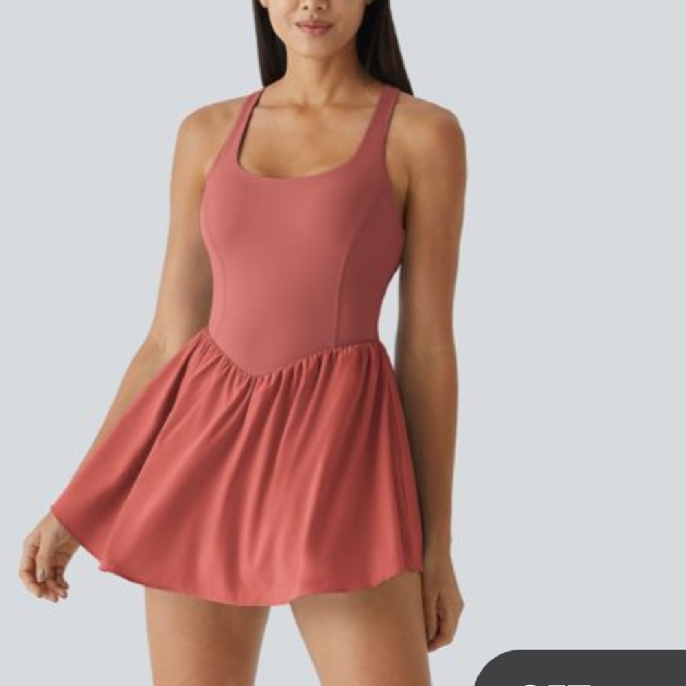 NWT - HALARA Breezeful™ Corset 2-in-1 Pocket Mini Flowy Active Dress